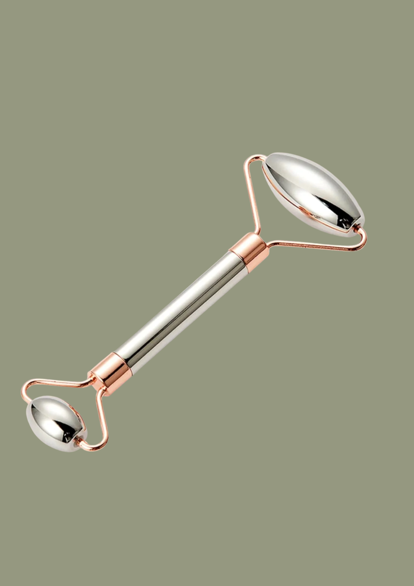 stainless steel facial roller